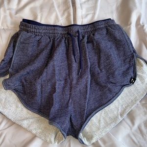 Gymshark heather dual band shorts